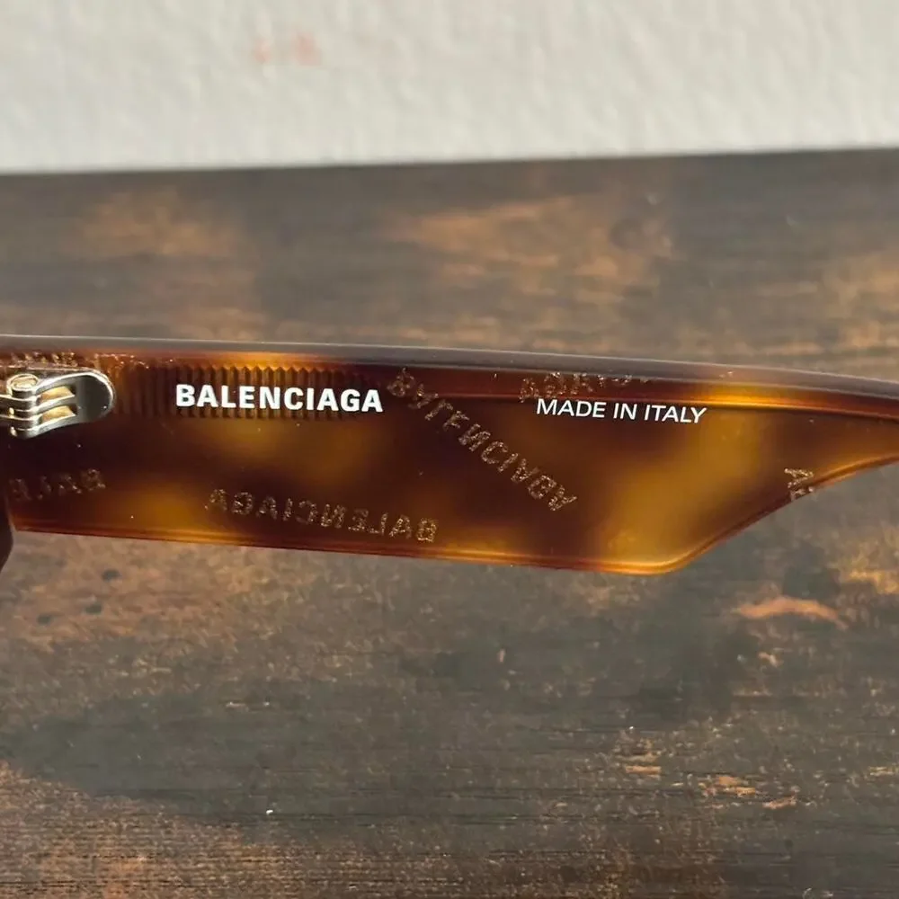 Balenciaga tortoise sunglasses brand